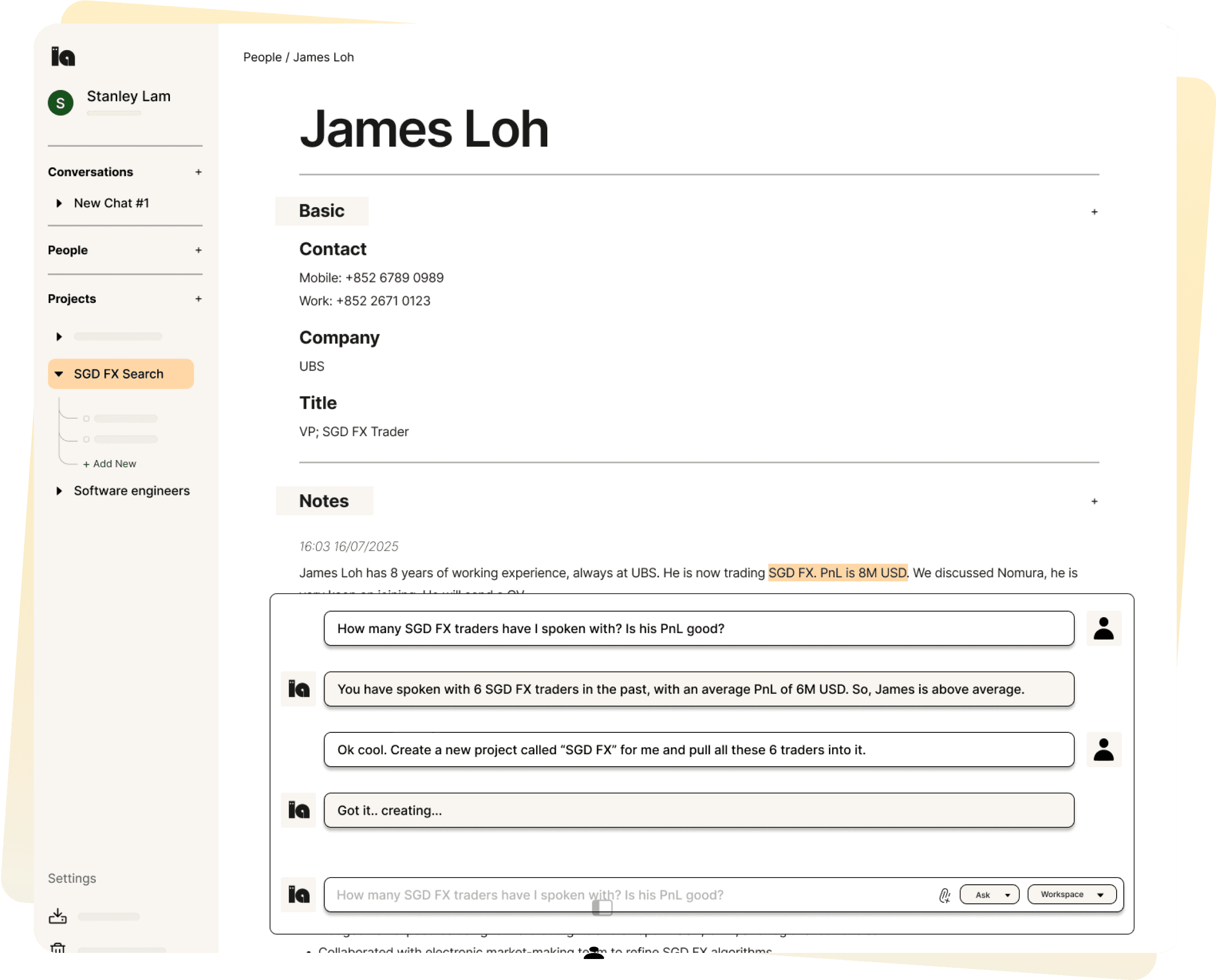Laisy conversation intelligence preview